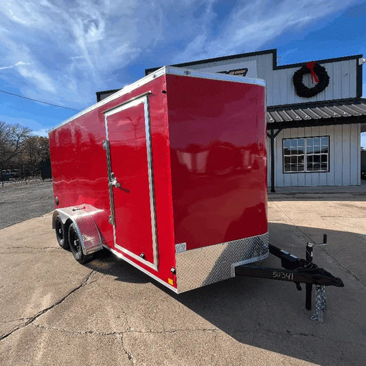 7X14 TANDEM AXLE CONTINENTAL CARGO ENCLOSED TRAILER My Store