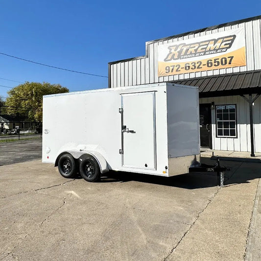 7X14 TANDEM AXLE CONTINENTAL CARGO ENCLOSED TRAILER My Store