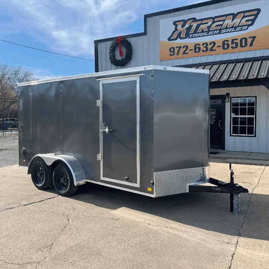 7X14 TANDEM AXLE CONTINENTAL CARGO ENCLOSED TRAILER My Store