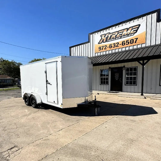 7X14 TANDEM AXLE CONTINENTAL CARGO ENCLOSED TRAILER My Store
