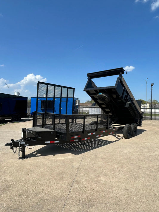 7X22 FT DUMP / LANDSCAPE HYBRID DUMP TRAILER My Store