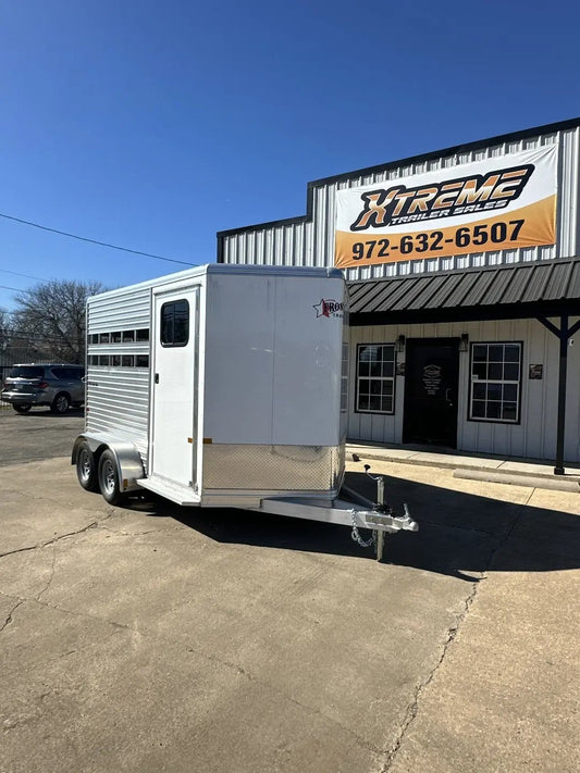 FRONTIER TRAILERS 2 HORSE SLANT ALUMINUM HORSE TRAILER My Store