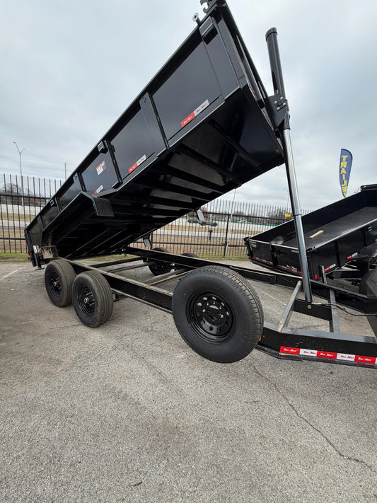 83X16 2 FT WALL BUMPER PULL DUMP TELESCOPIC TRAILER My Store