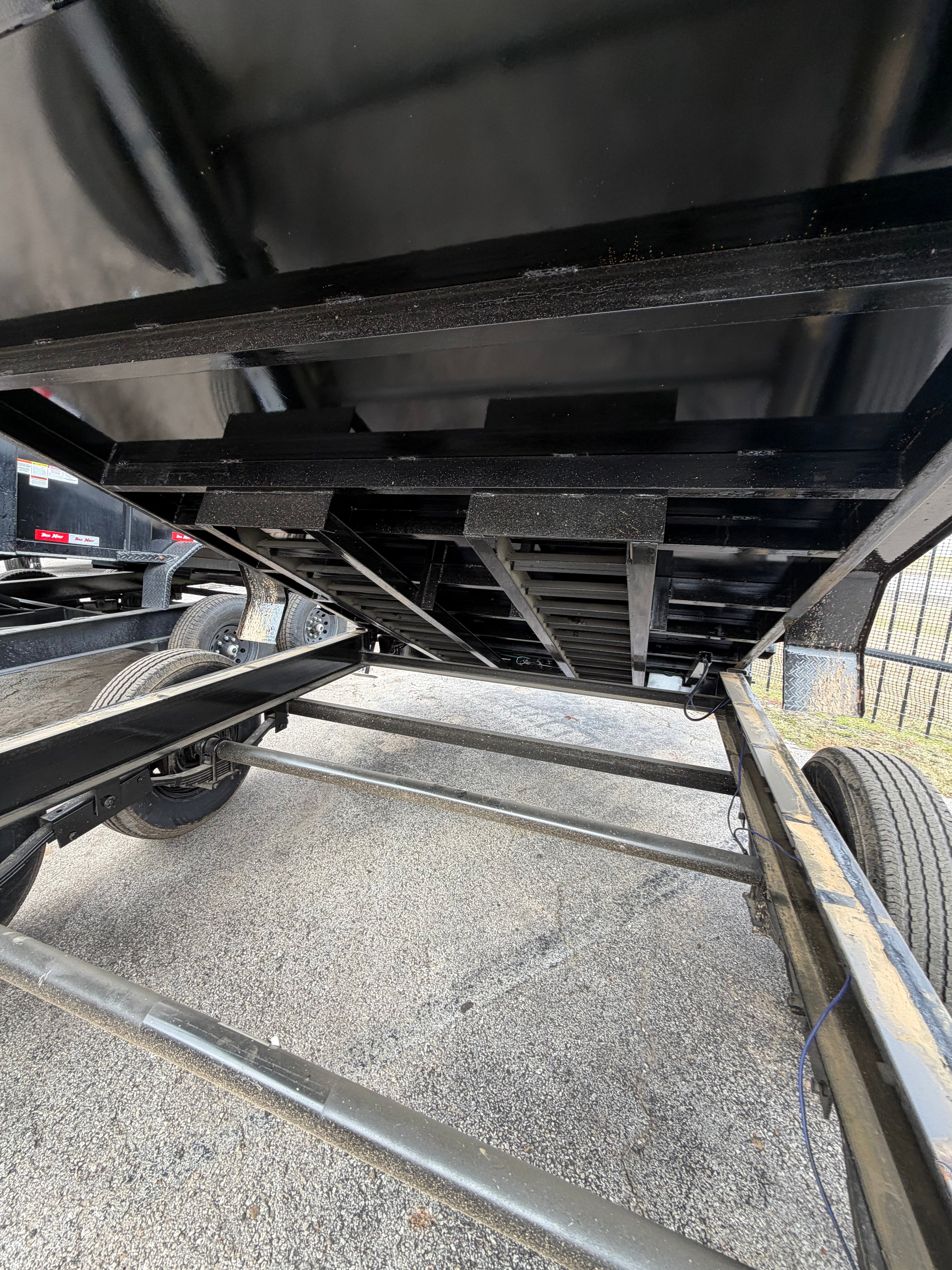 83X16 2 FT WALL BUMPER PULL DUMP TELESCOPIC TRAILER