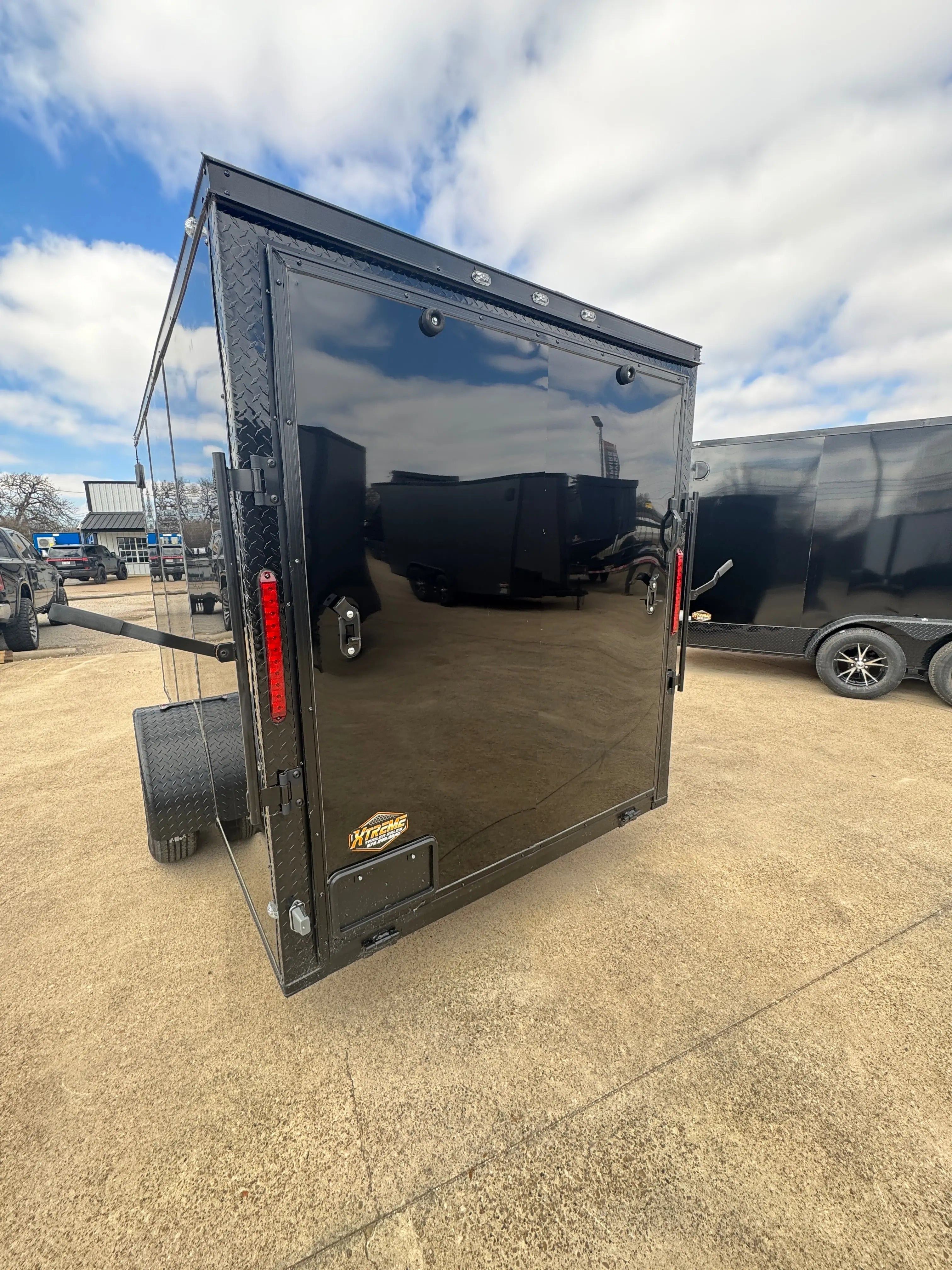 6X12 Blackout Single Axle Enclosed Trailer My Store