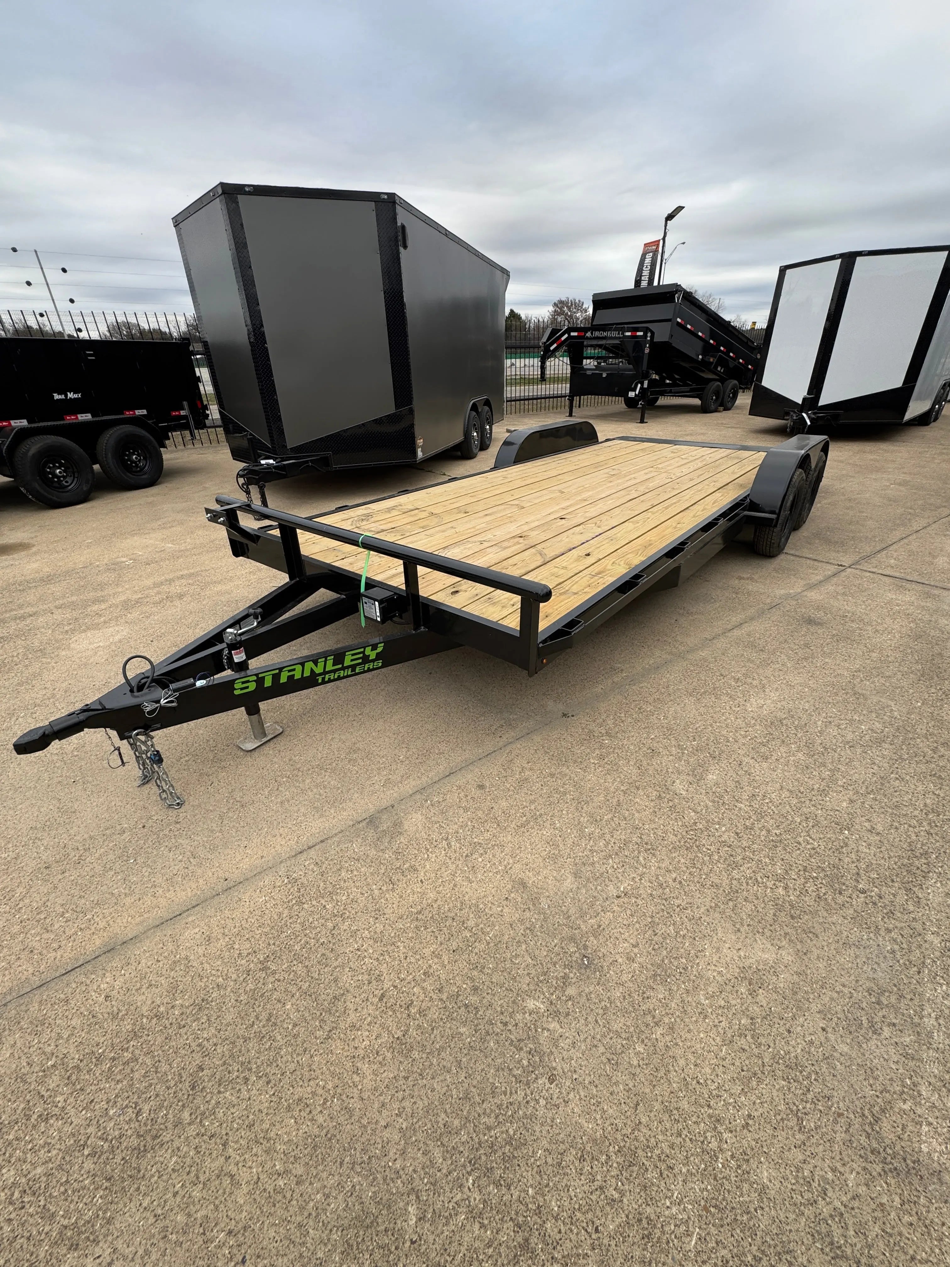 83X20 Black Utility Trailer Steel Tail My Store