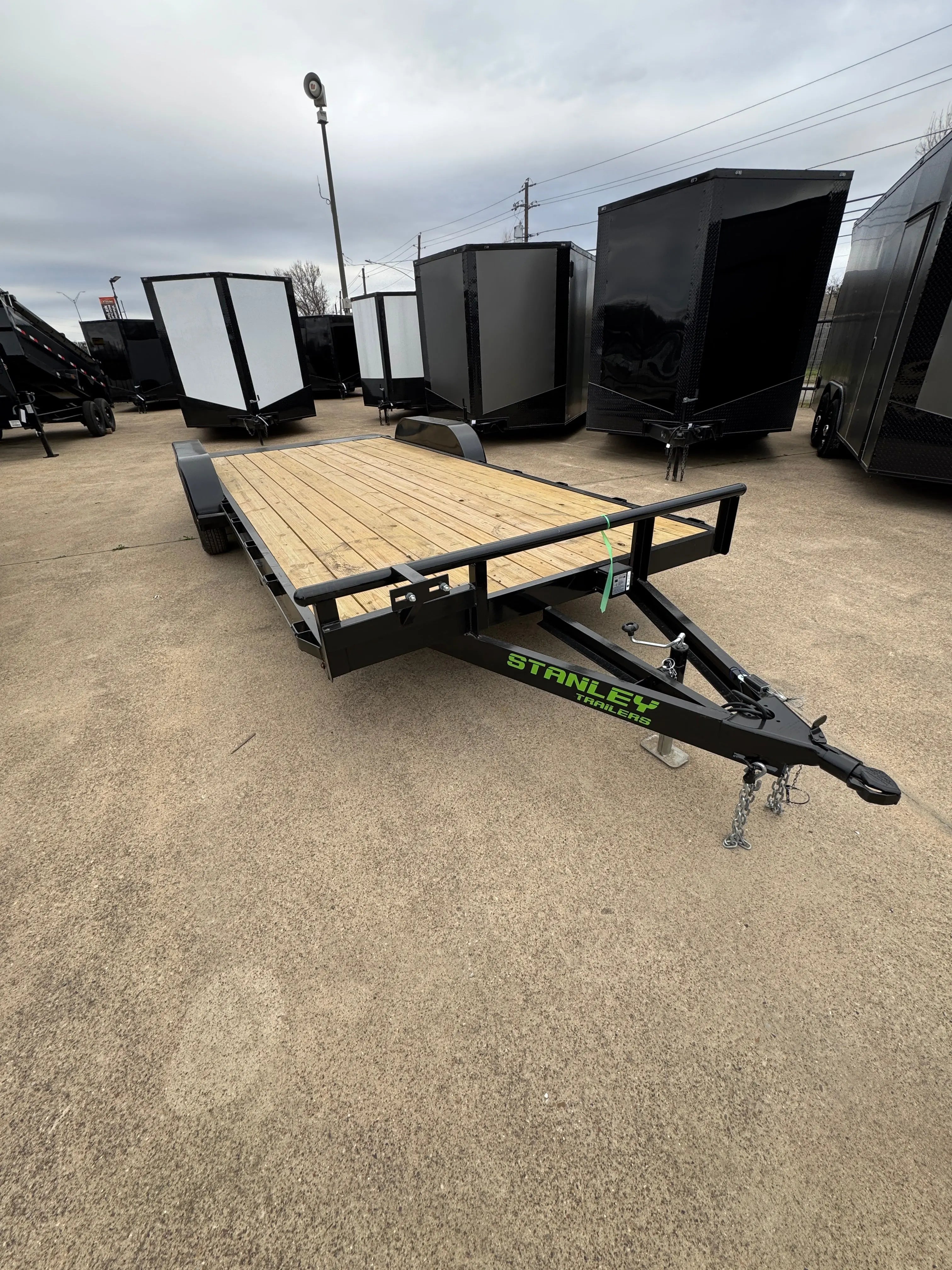 83X20 Black Utility Trailer Steel Tail My Store