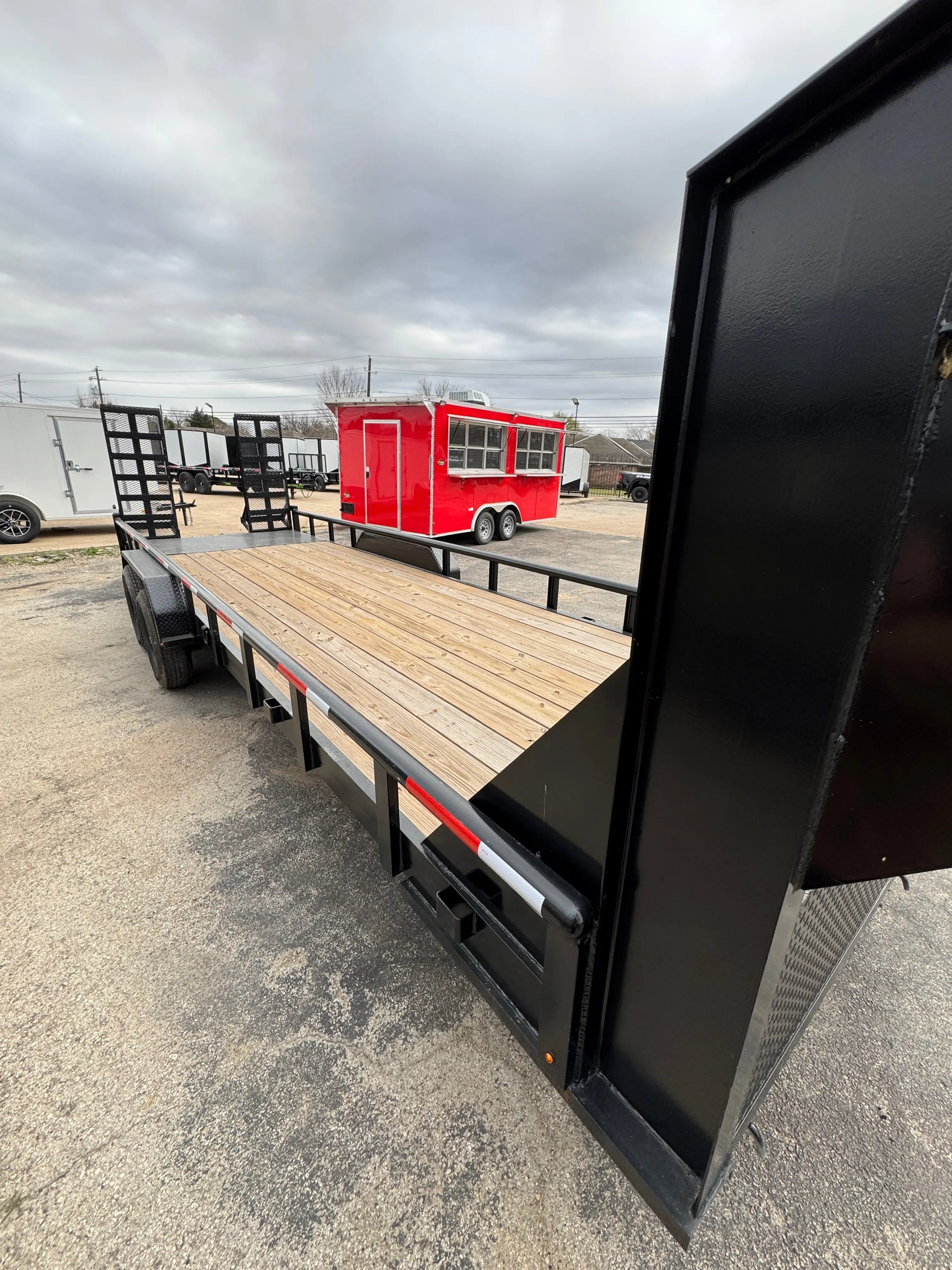 83X24 14K Standup Ramps GOOSENECK Utility Trailer XTREME TRAILER SALES
