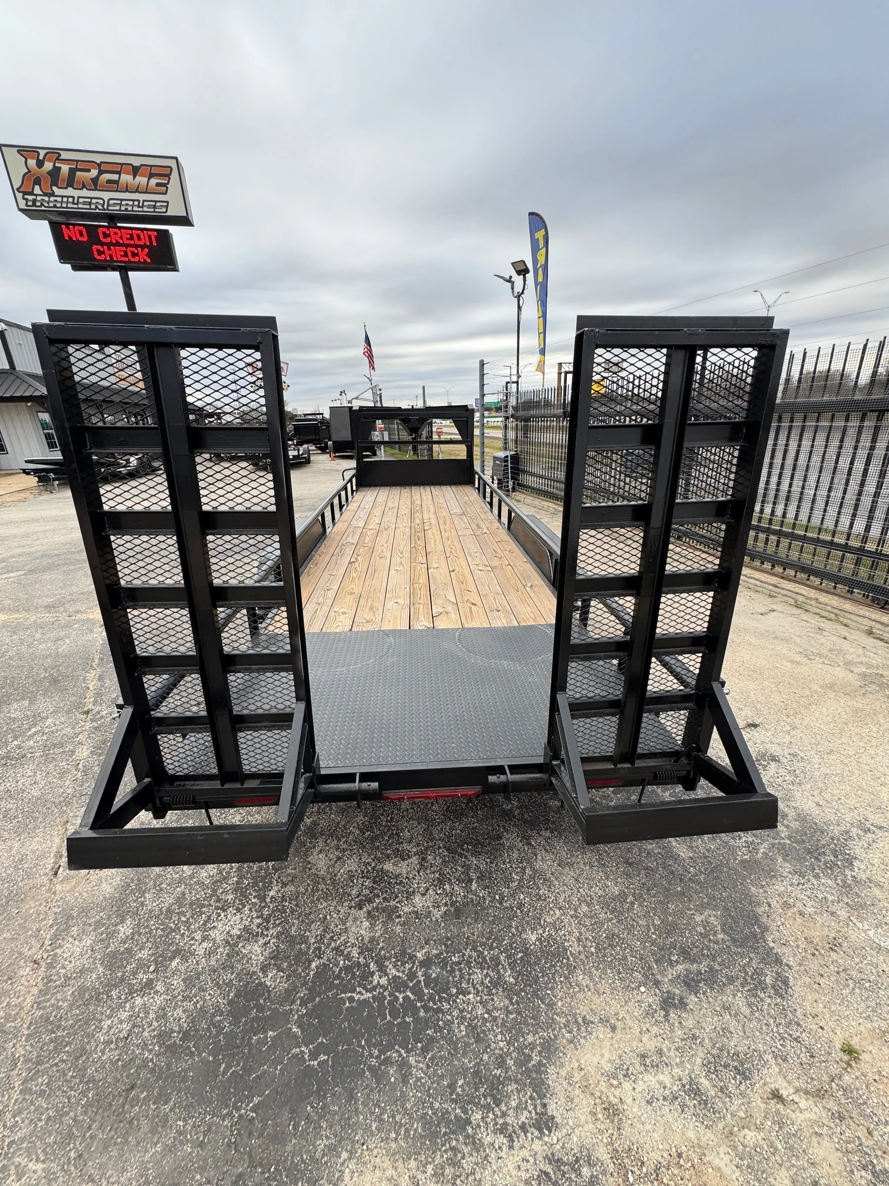 83X20 Standup Ramps GOOSENECK Utility Trailer My Store