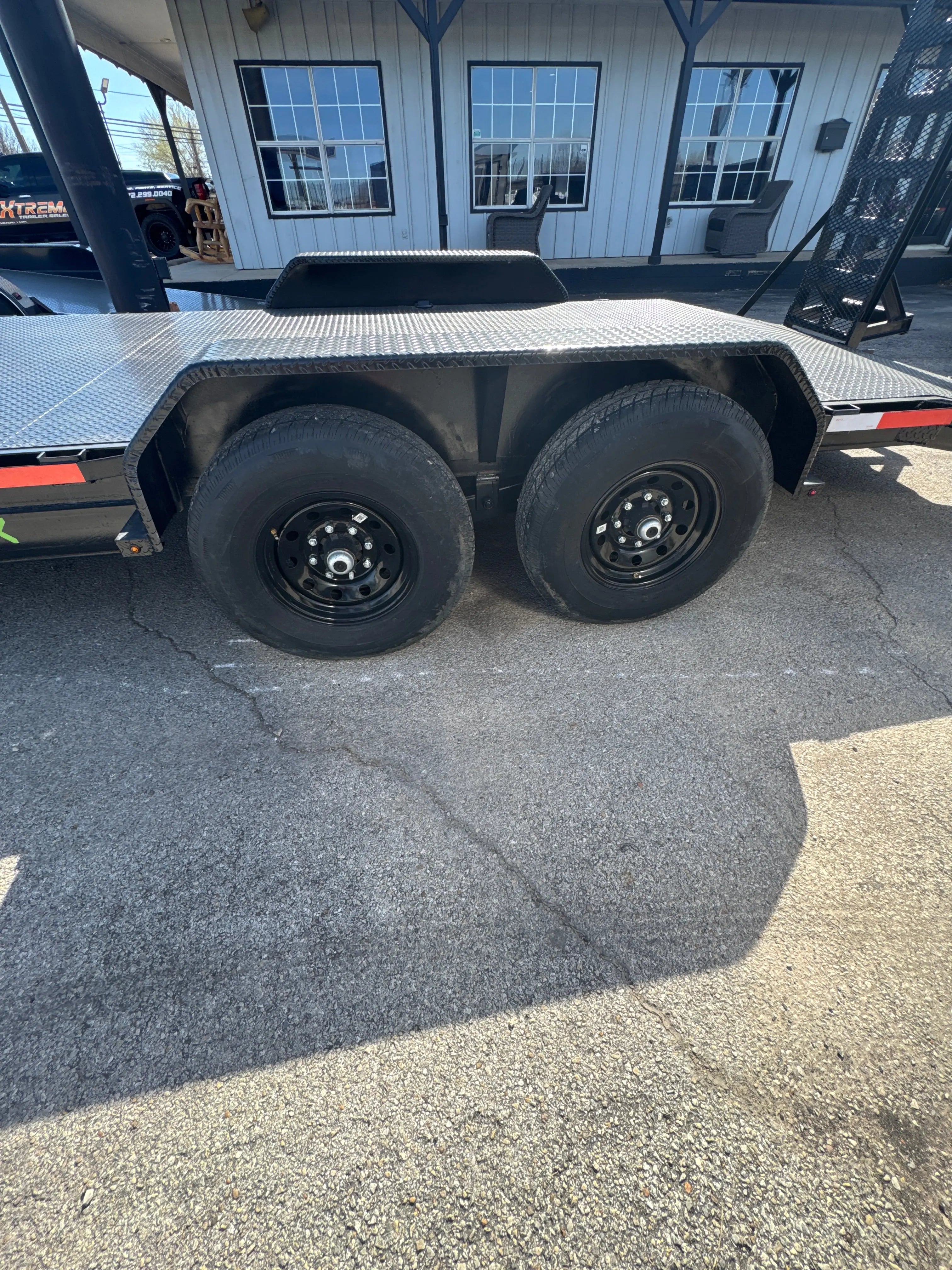83X20 14k Steel Deck Equipment Round Pipe Car Hauler My Store