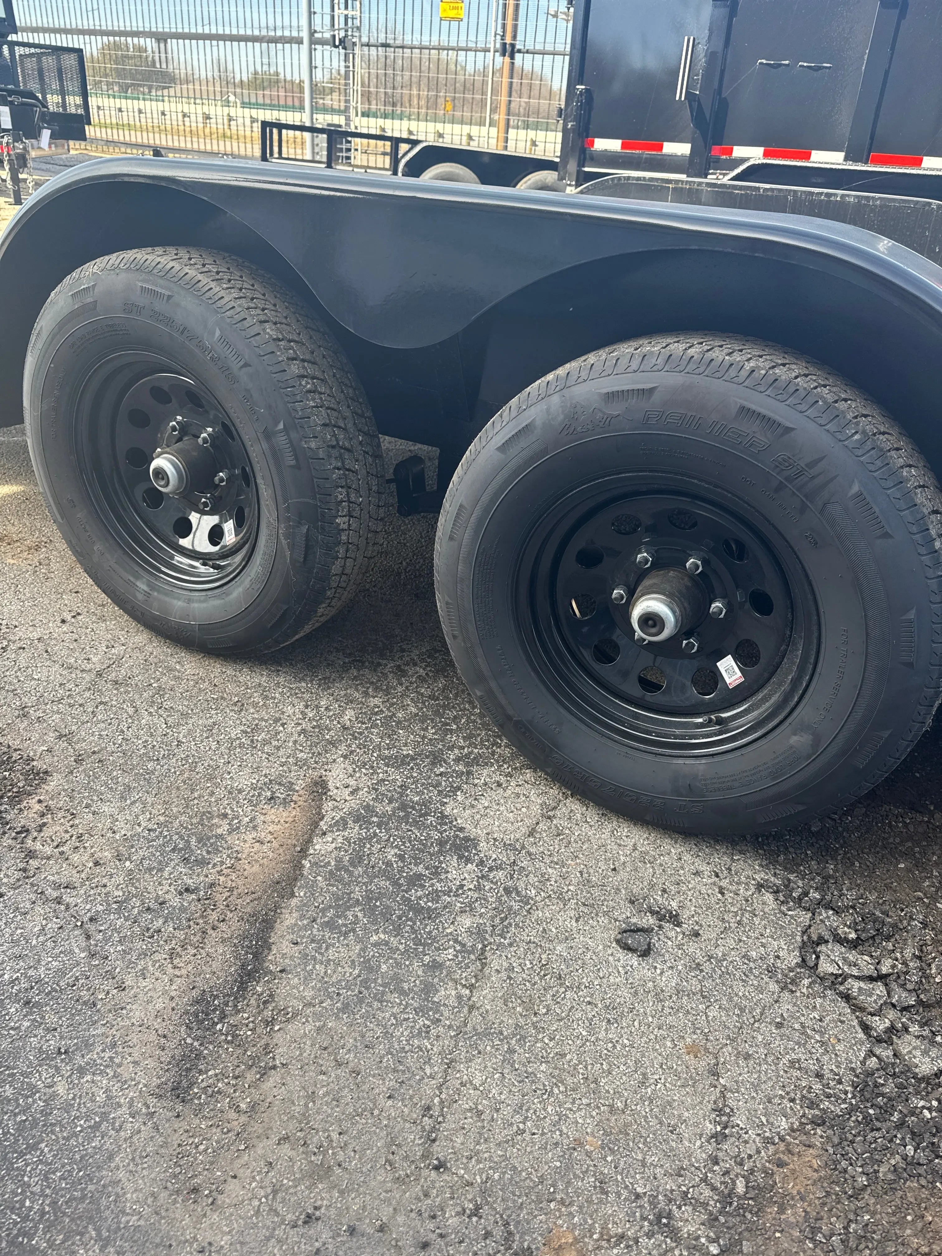 83X20 12k Steel Deck Equipment Round Pipe Car Hauler My Store