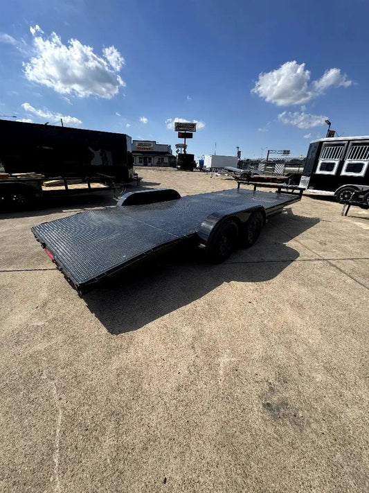 83X20 Tandem Axle Steel Deck Stanley Trailer Car Hauler My Store