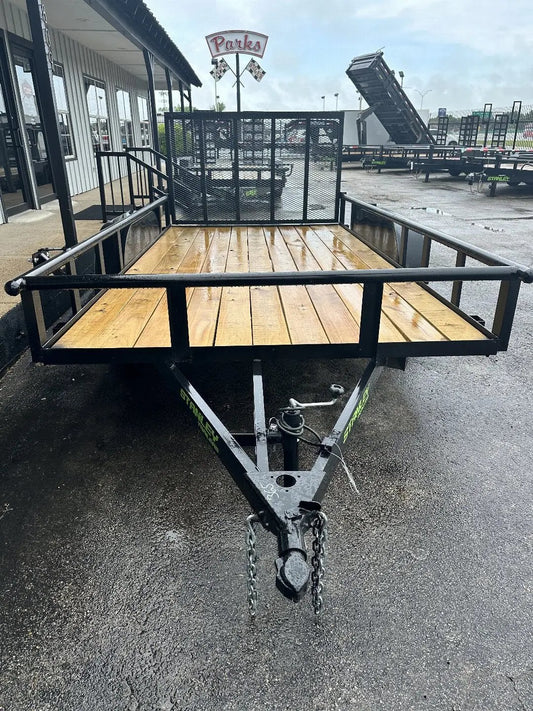 83X14 UTILITY TRAILER W/ GATE ROUNDPIPE My Store
