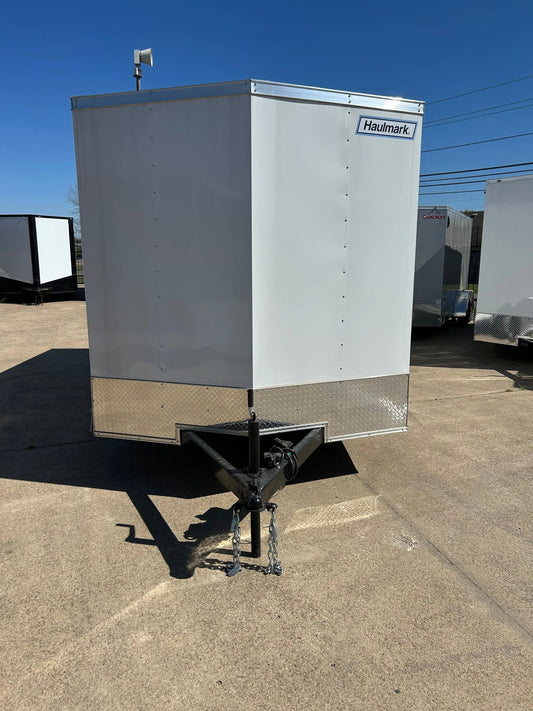 7X16 6'6 Interior White W/Silver Enclosed Trailer My Store