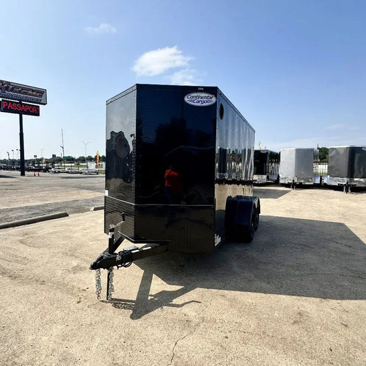 6X12 TANDEM AXLE 6'6 INTERIOR HEIGHT BLACKOUT CONTINENTAL CARGO / ENCLOSED TRAILER My Store