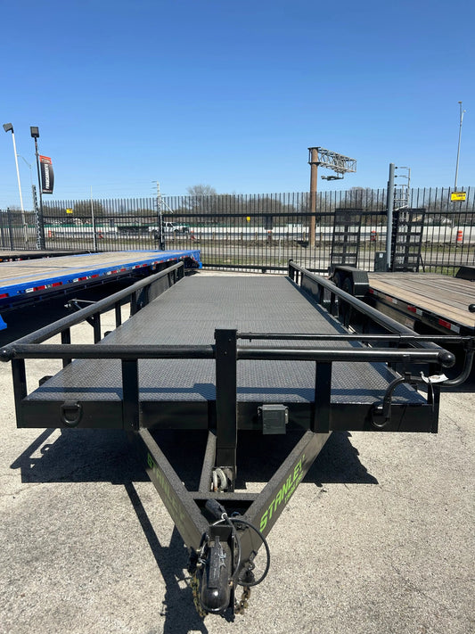 83X24 Steel Deck W/Slide out Ramps Utility Trailer My Store