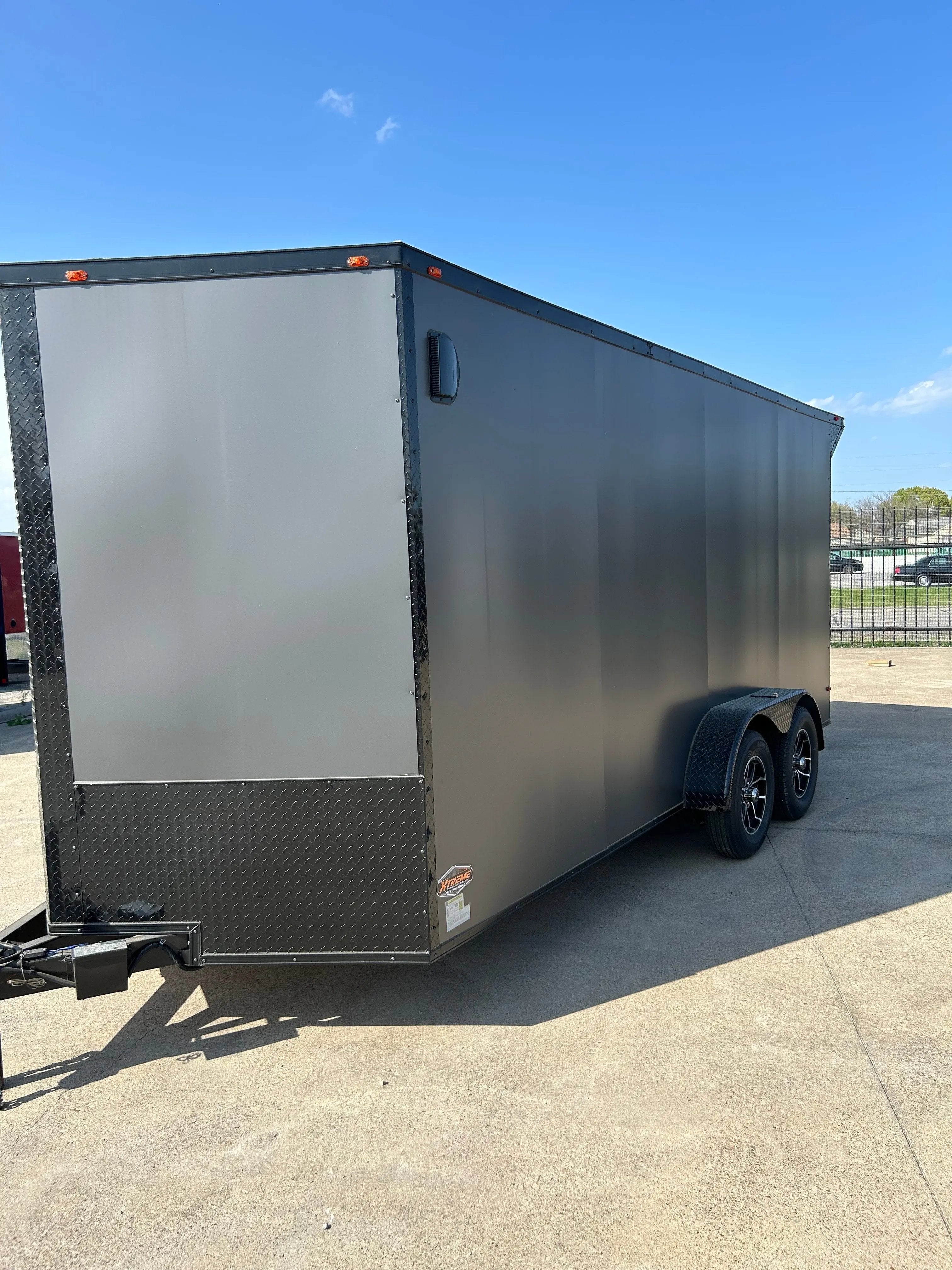 7X16 POLYCORE Charcoal Blackout W/Wing Enclosed Cargo My Store