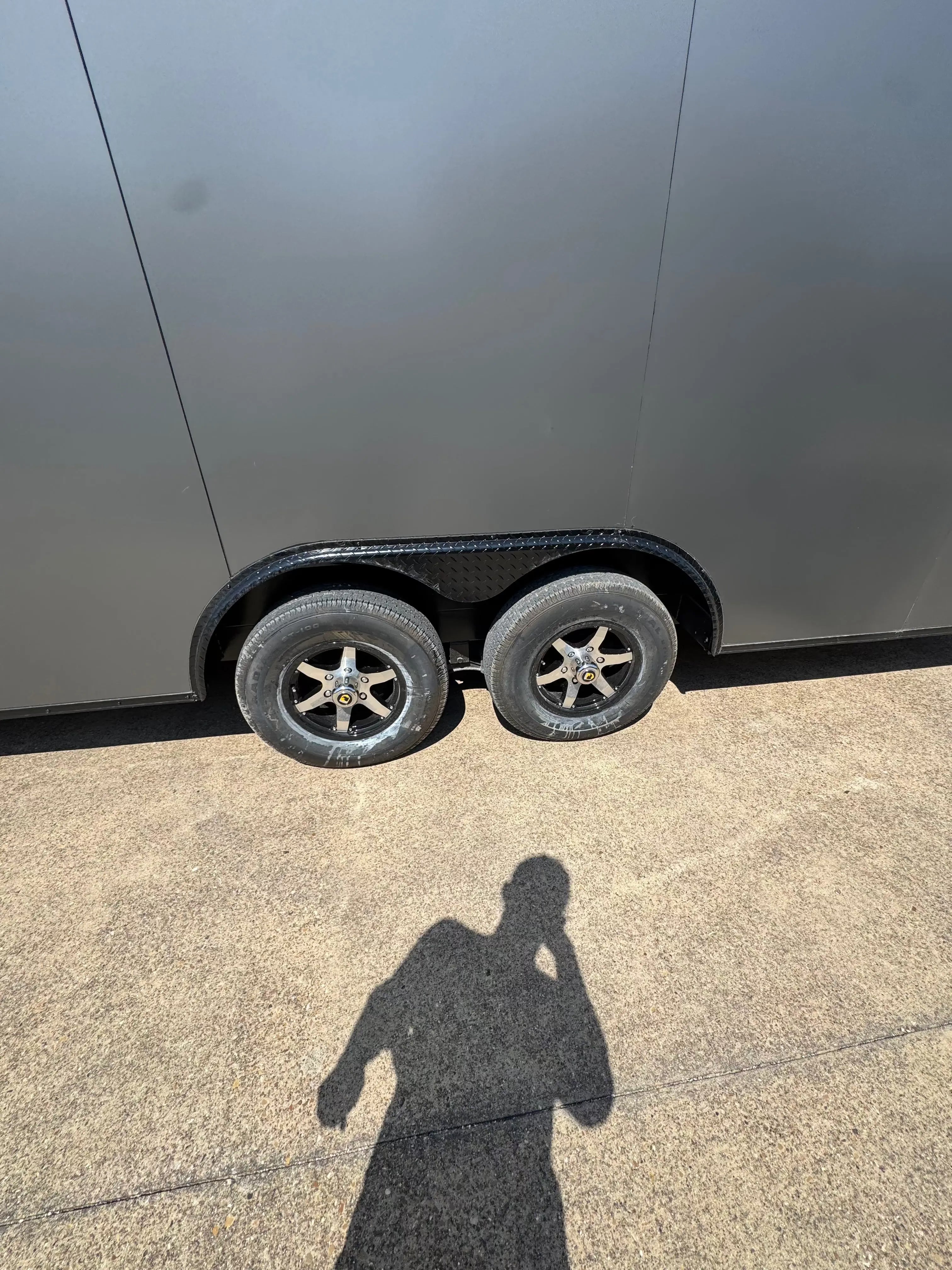 8.5X24 CHARCOAL CARGO W/ WING LED LIGHTING My Store