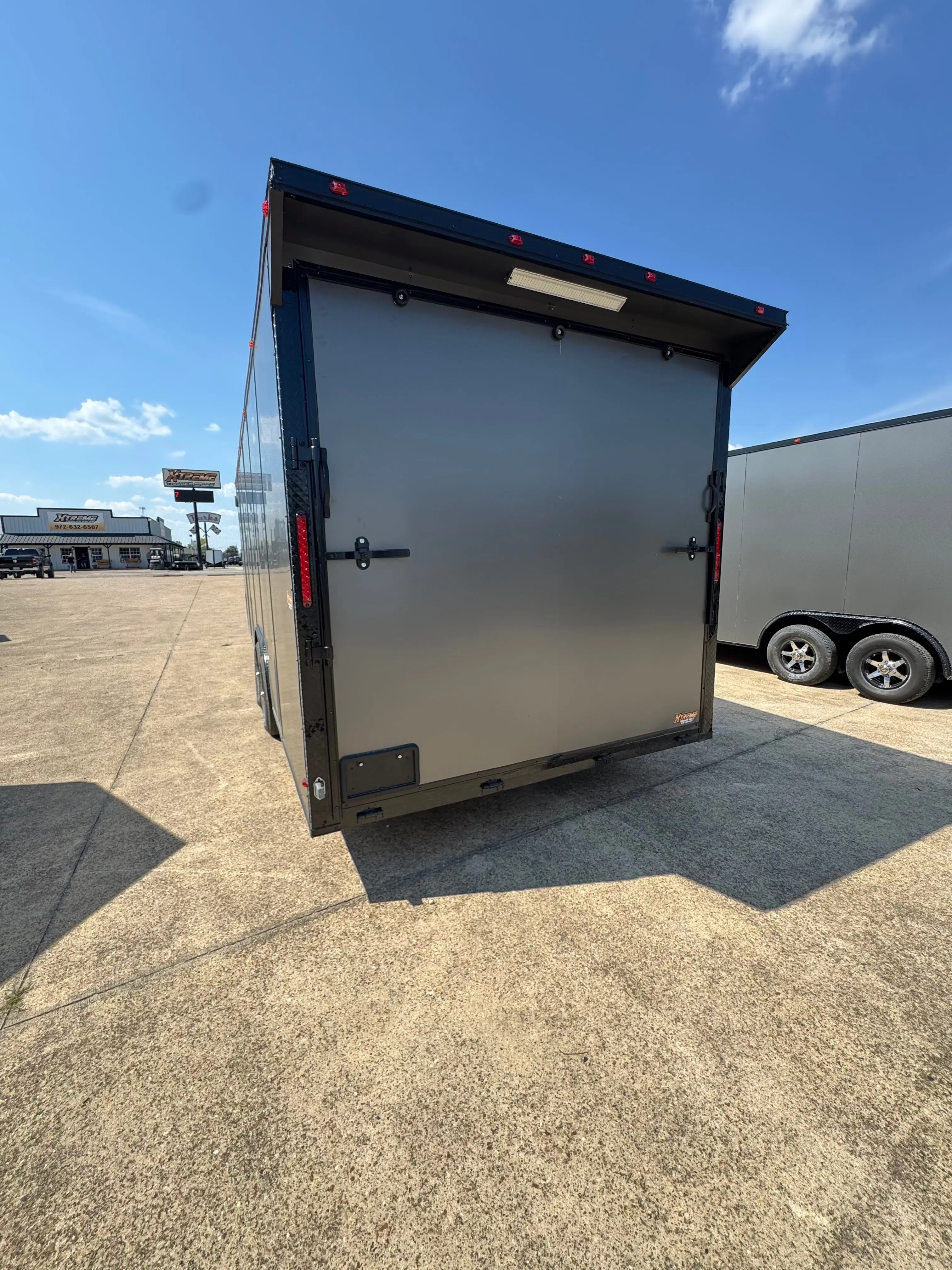 8.5X24 CHARCOAL CARGO W/ WING LED LIGHTING My Store