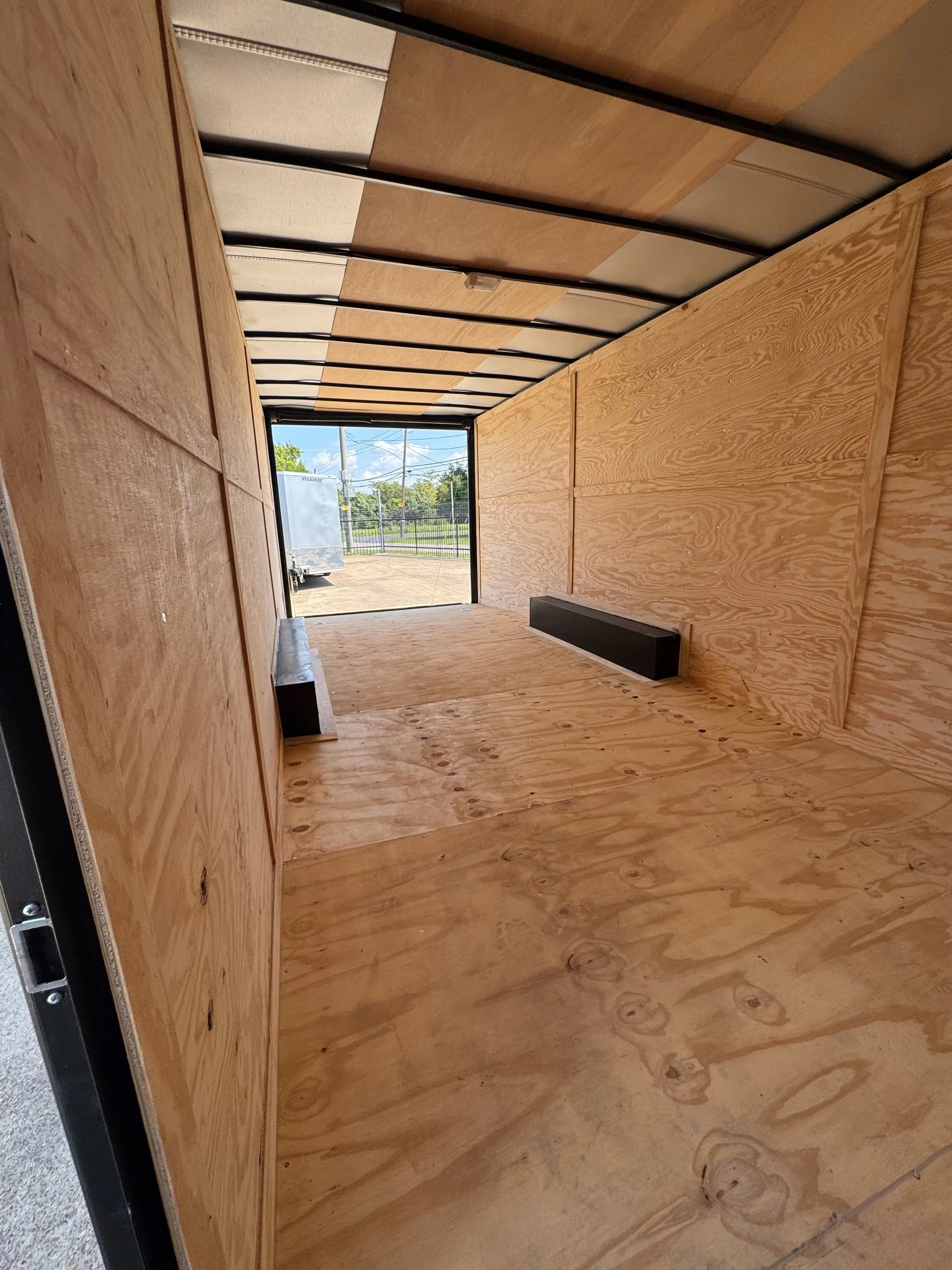 8.5X24 CHARCOAL CARGO W/ WING LED LIGHTING My Store