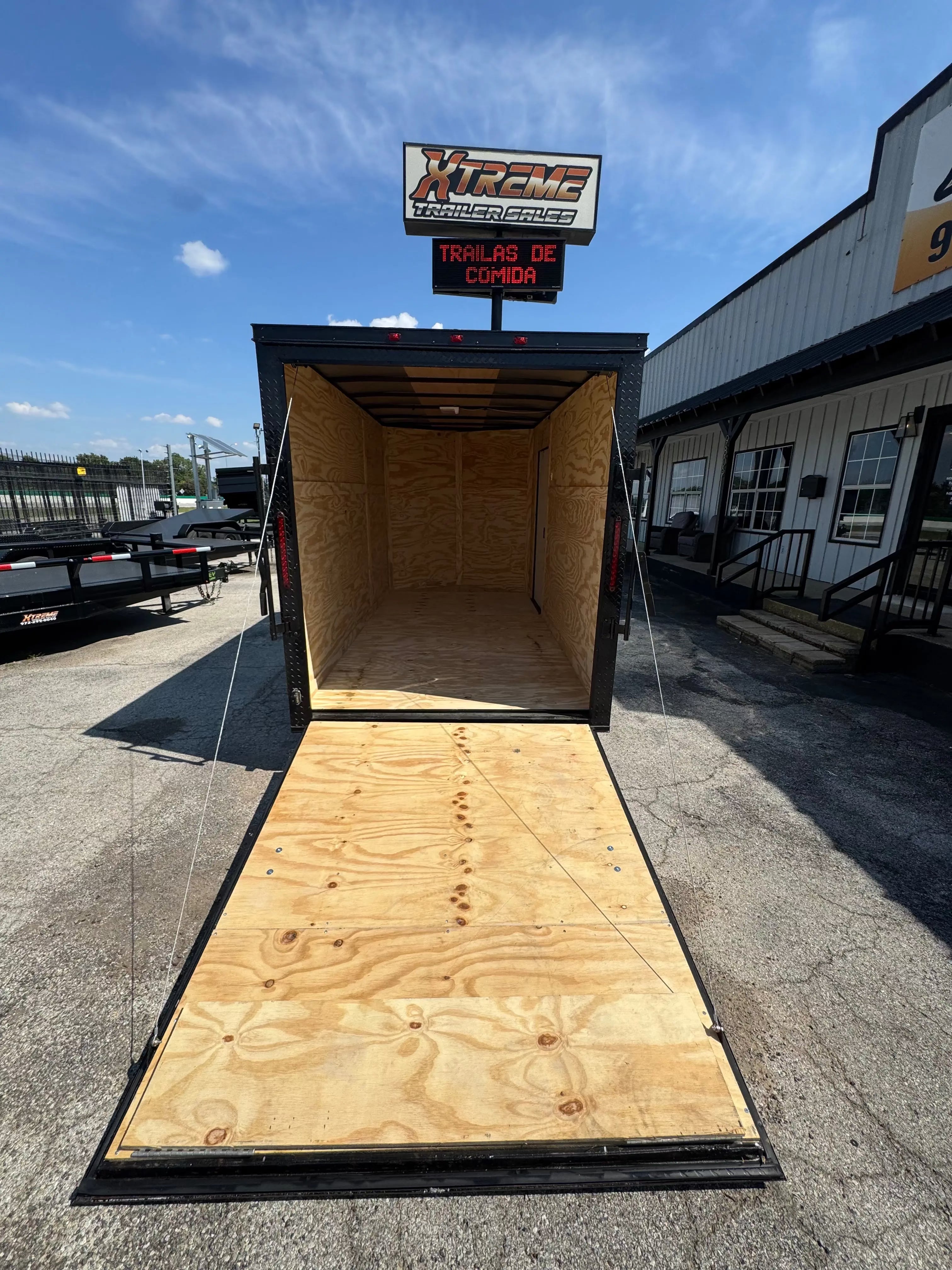 6X12 White Single Axle Enclosed Trailer My Store