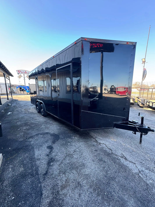 8.5X20 Black Blackout/ Enclosed Trailer My Store