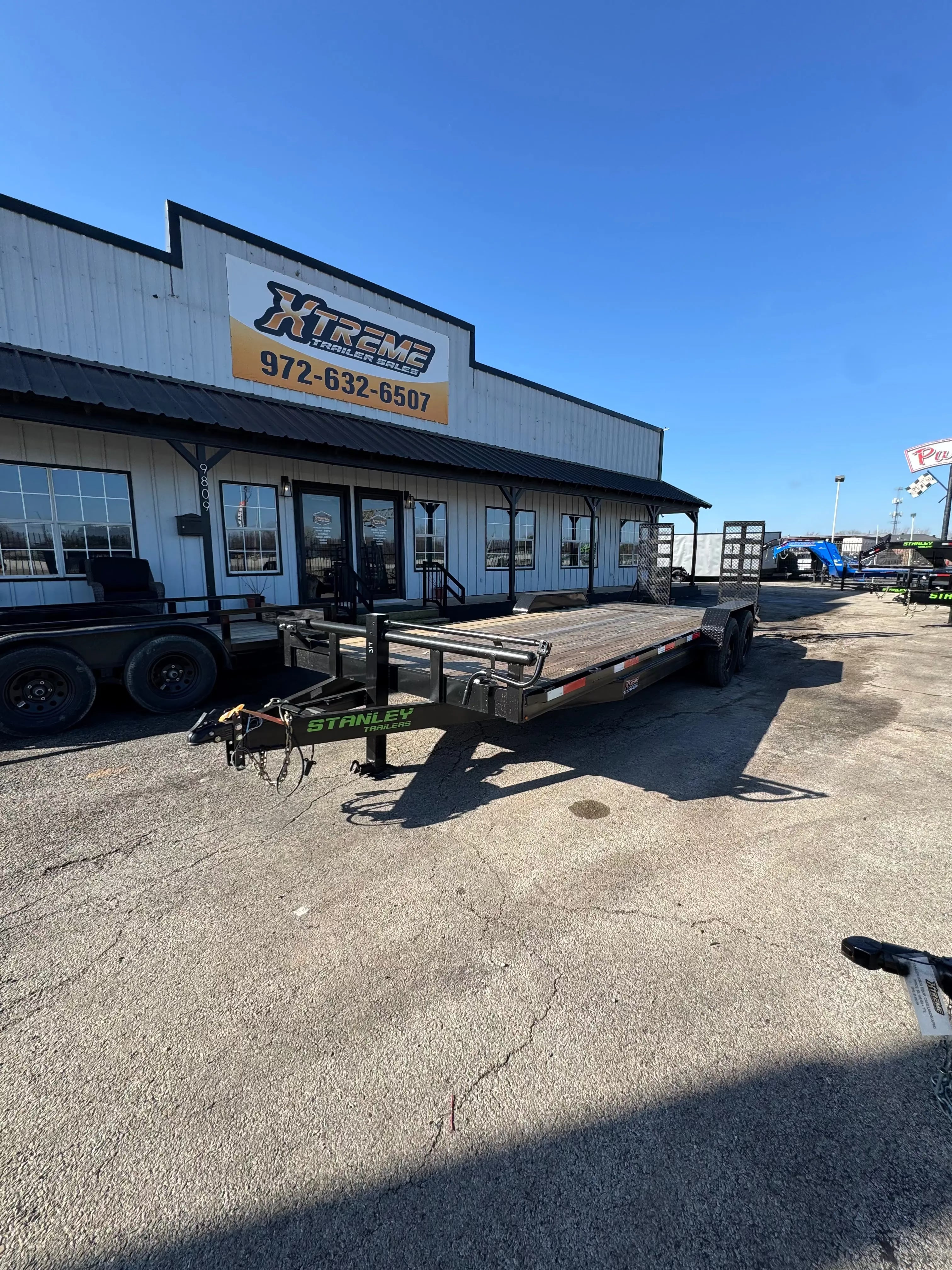 Trailer Store 83X24 Standup Ramps 7k Axles Black Utility Trailer - My Store – XTREME ...