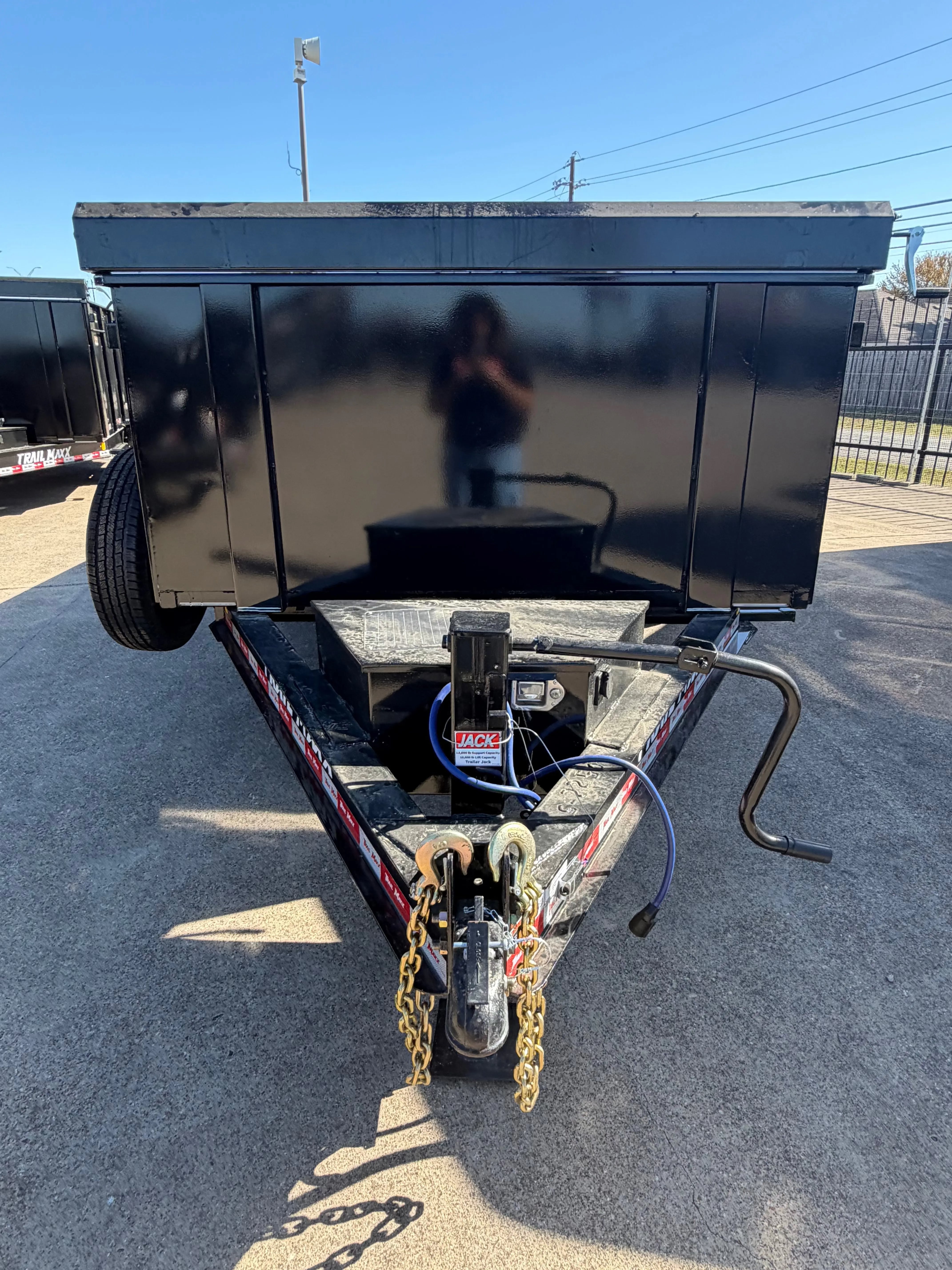 83X16 3 FT. WALLS BLACK BUMPER PULL DUMP TRAILER My Store