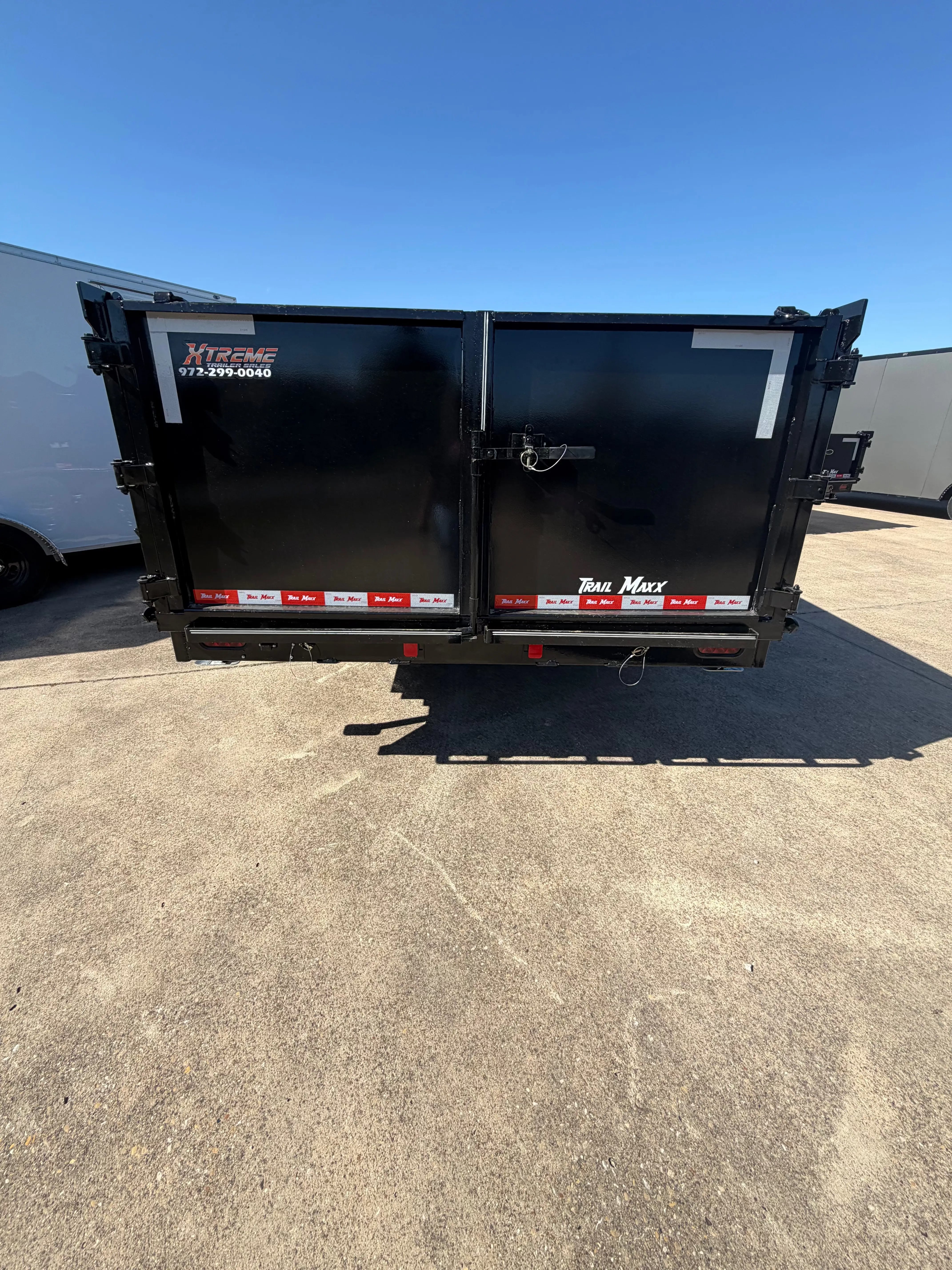 83X16 3 FT. WALLS BLACK BUMPER PULL DUMP TRAILER My Store