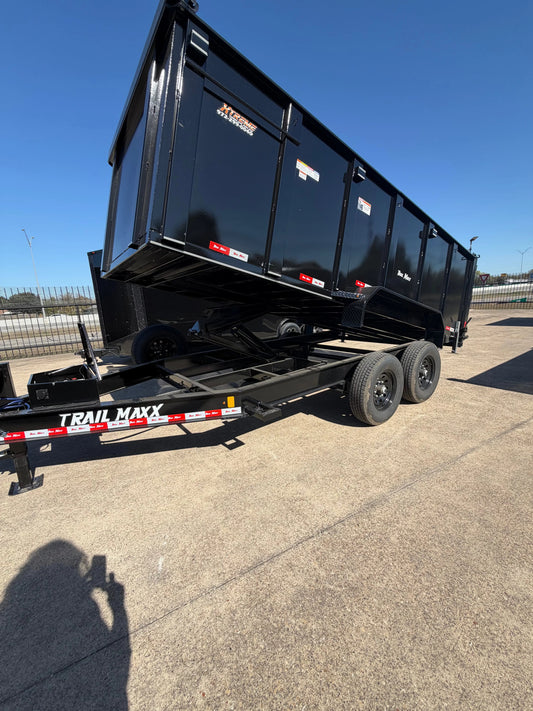 83X16X4 FT WALL DUMP TRAILER W/TARP My Store