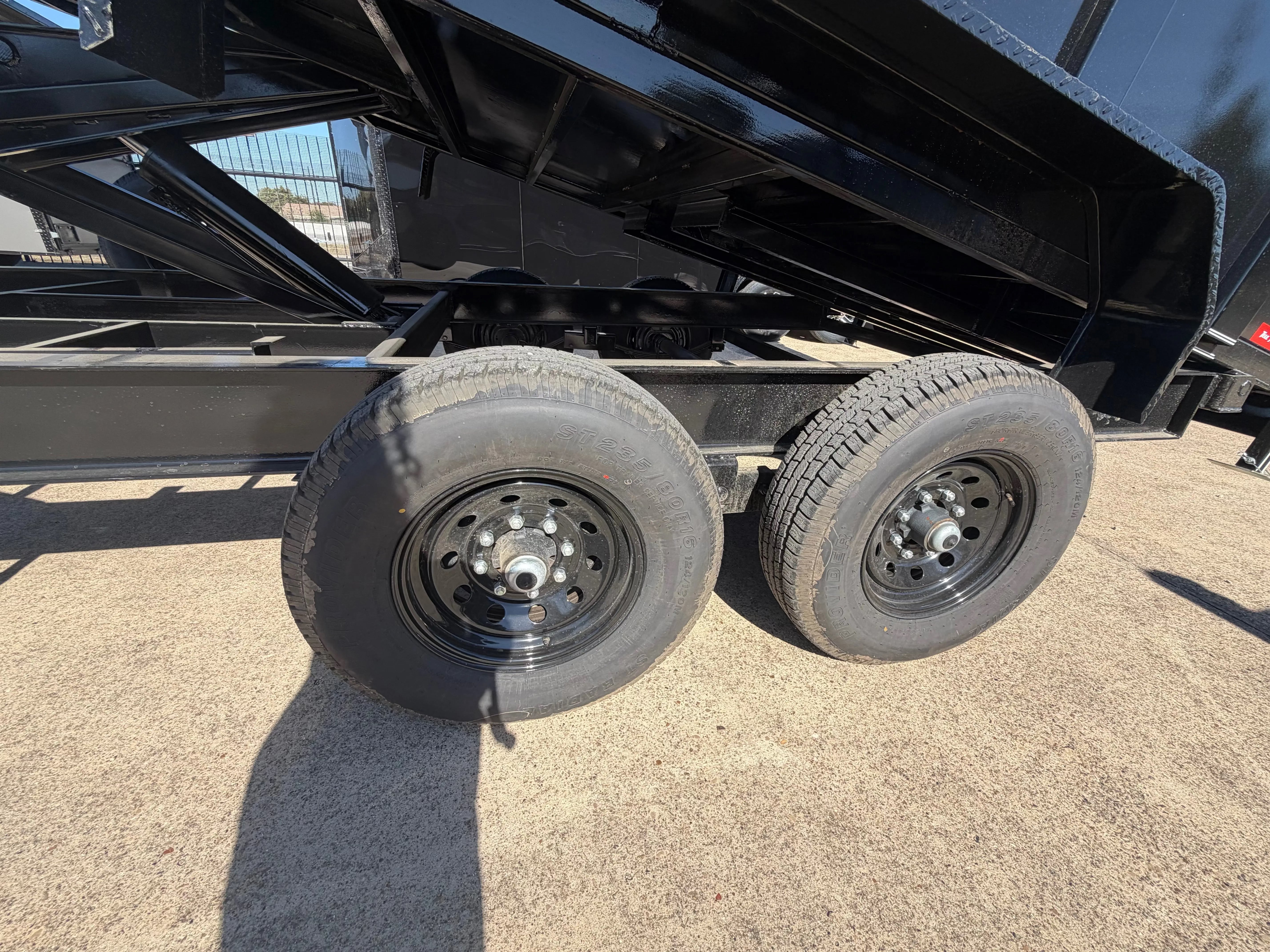 83X16X4 FT WALL DUMP TRAILER W/TARP My Store