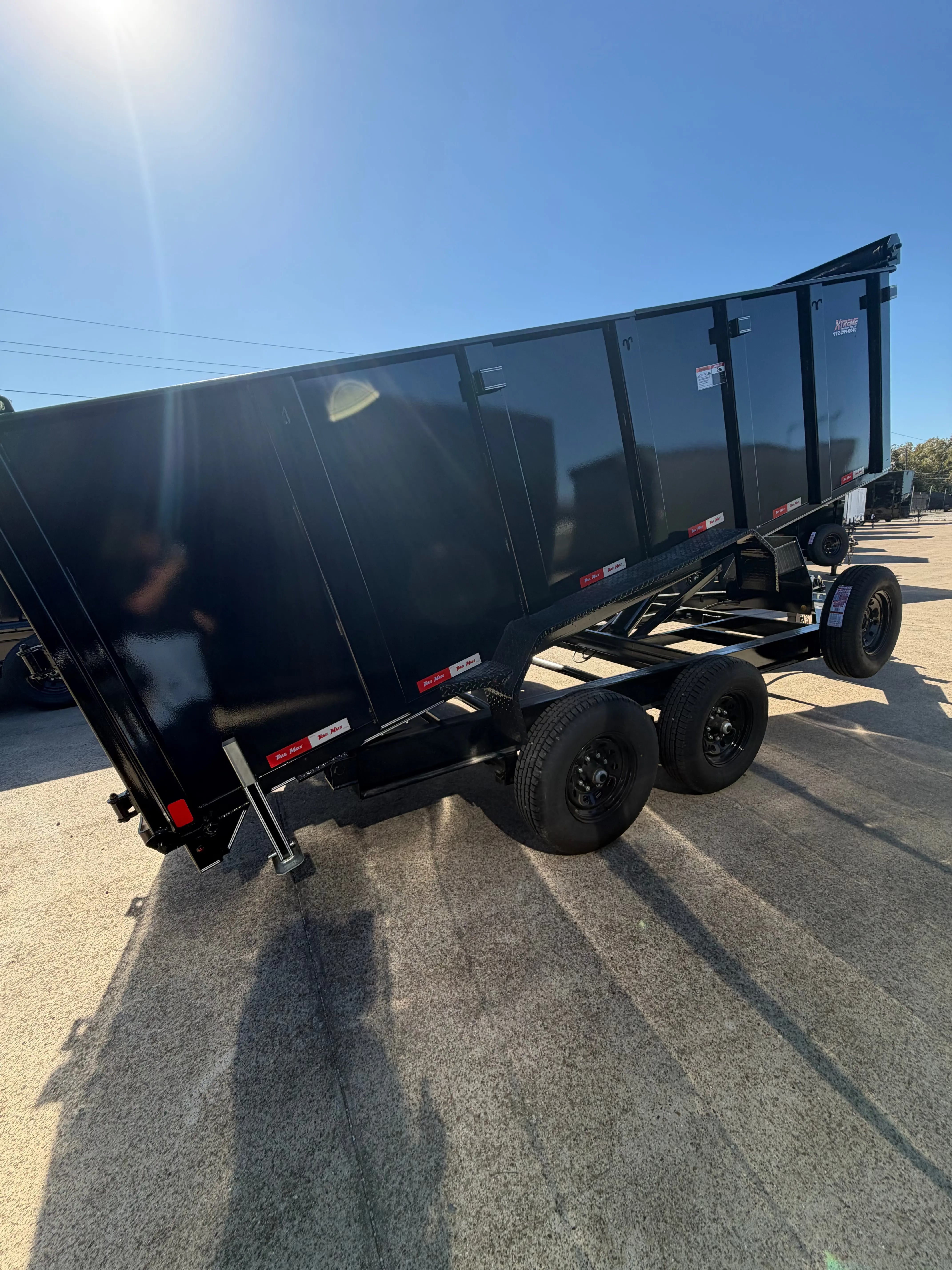 83X16X4 FT WALL DUMP TRAILER W/TARP My Store
