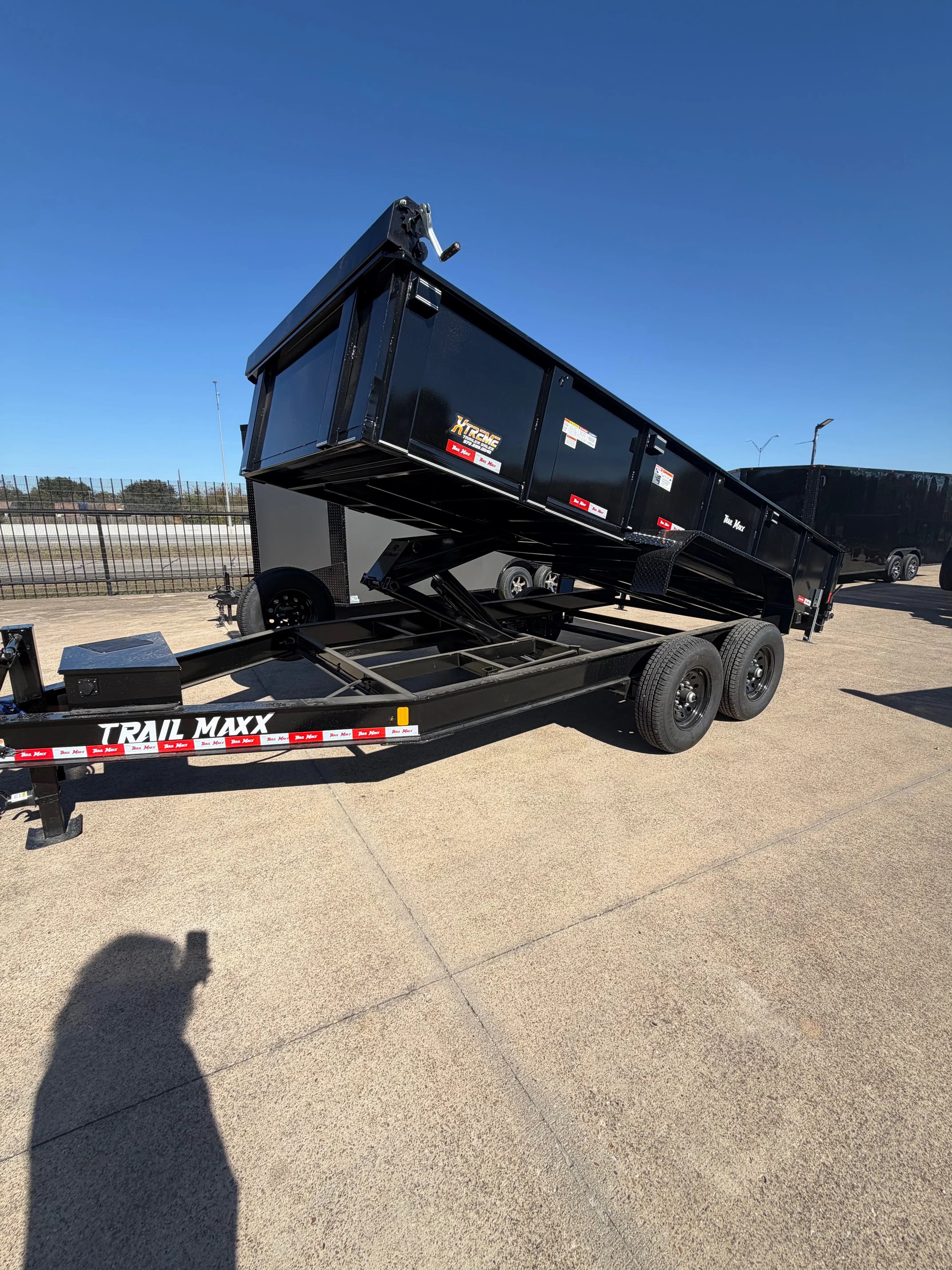 83X16X2 FT WALL DUMP TRAILER W/TARP My Store