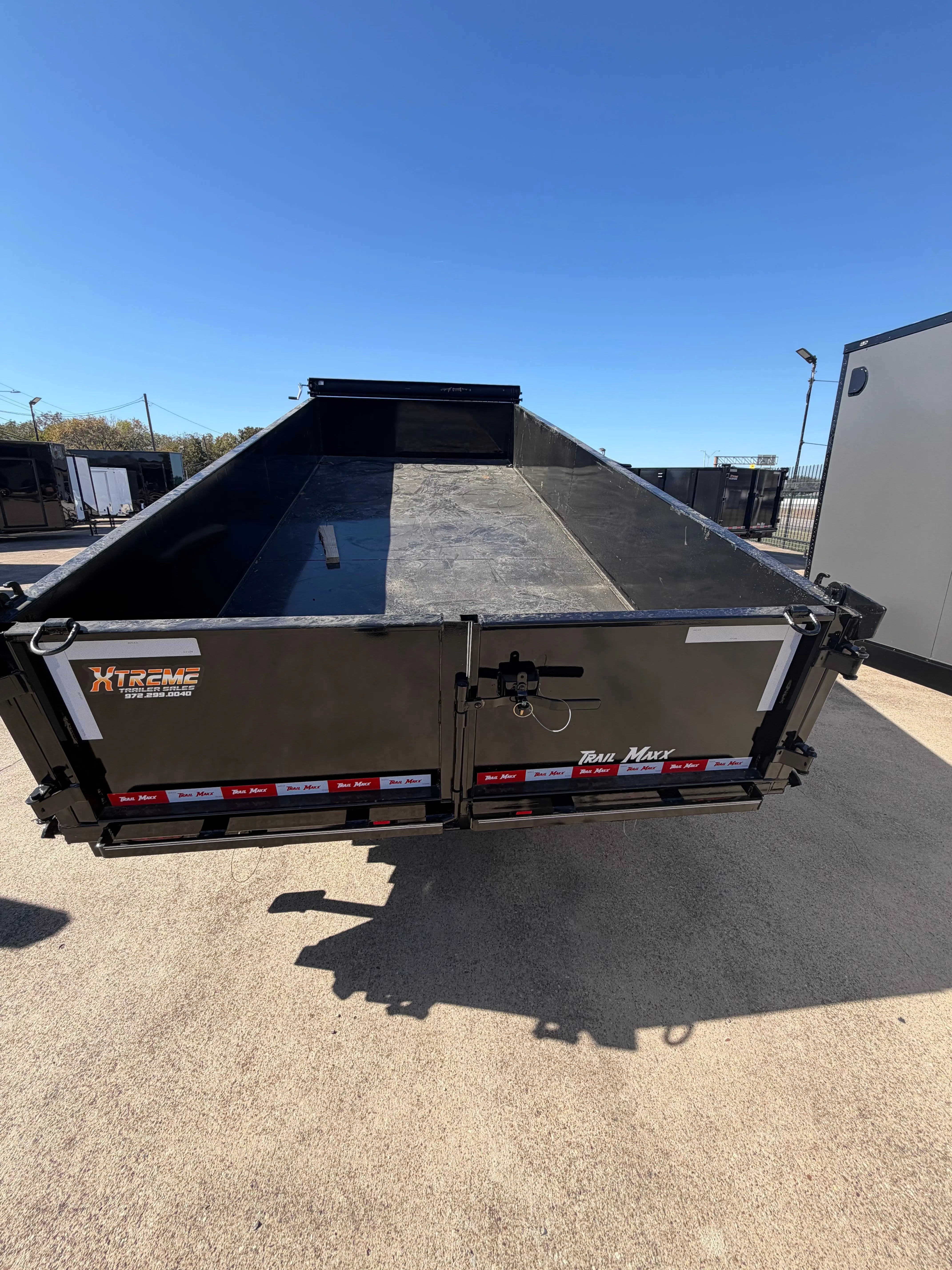 83X16X2 FT WALL DUMP TRAILER W/TARP My Store