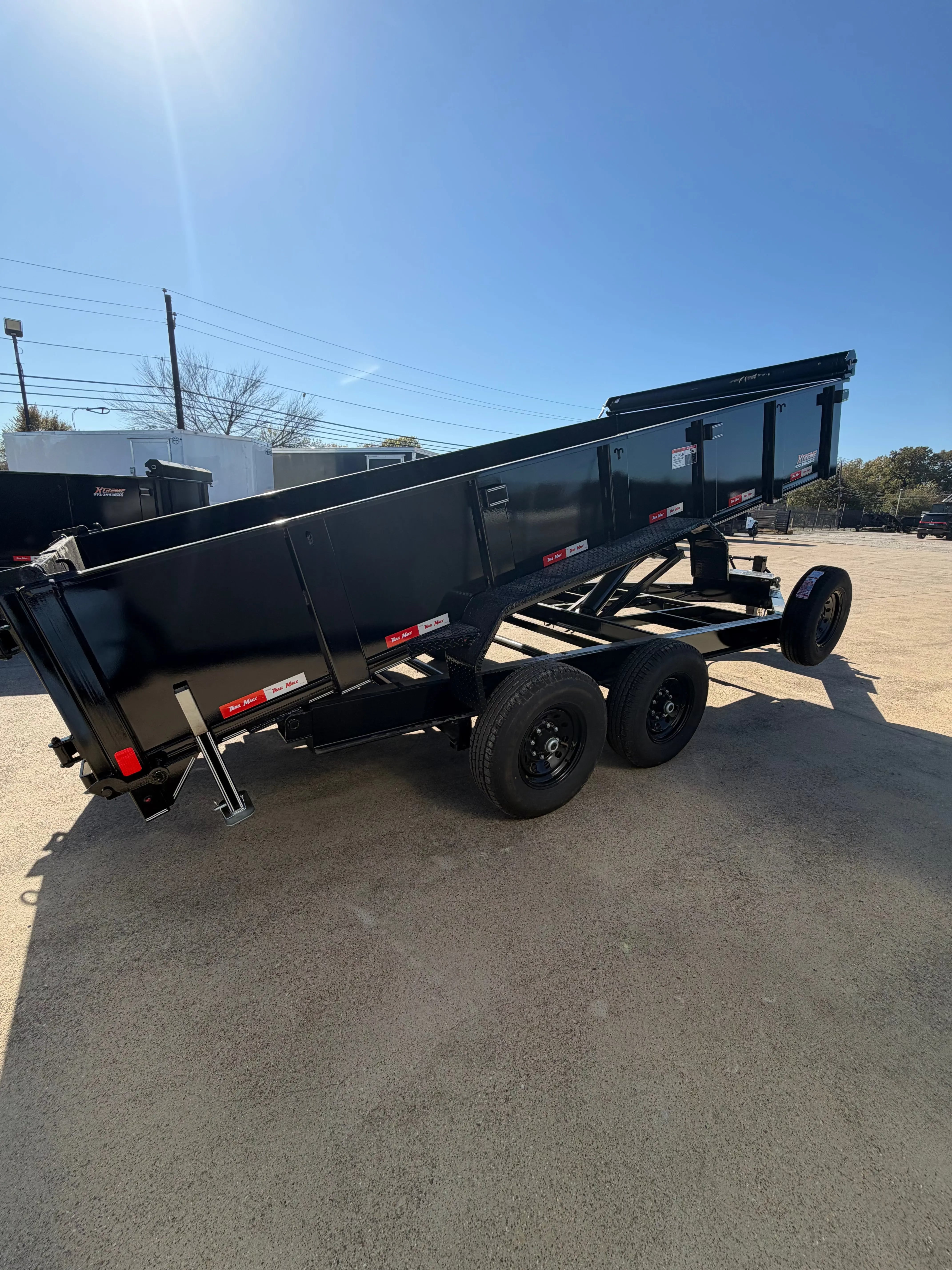 83X16X2 FT WALL DUMP TRAILER W/TARP My Store