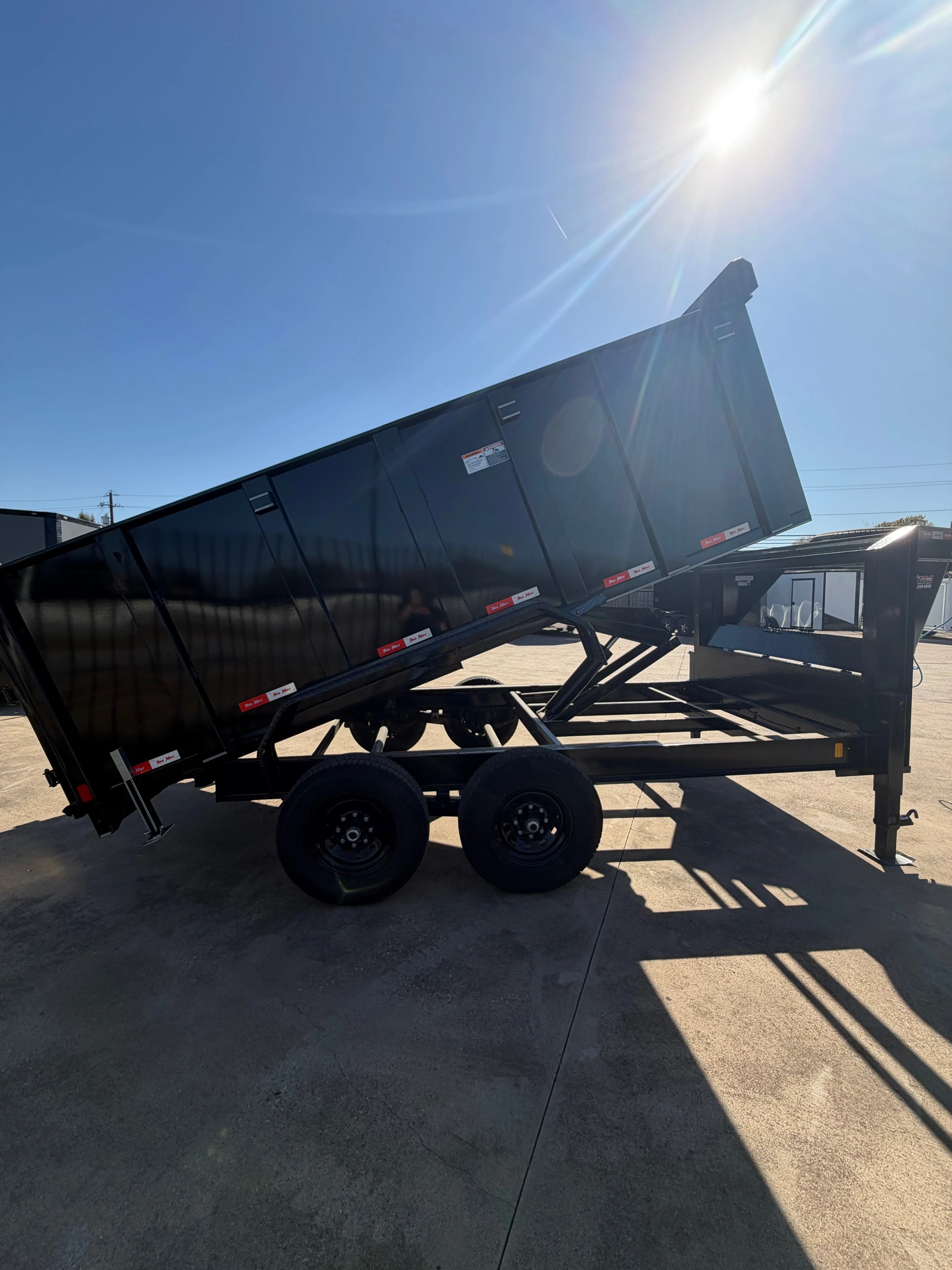 83X14 4 FT WALL GOOSENECK DUMP TRAILER My Store