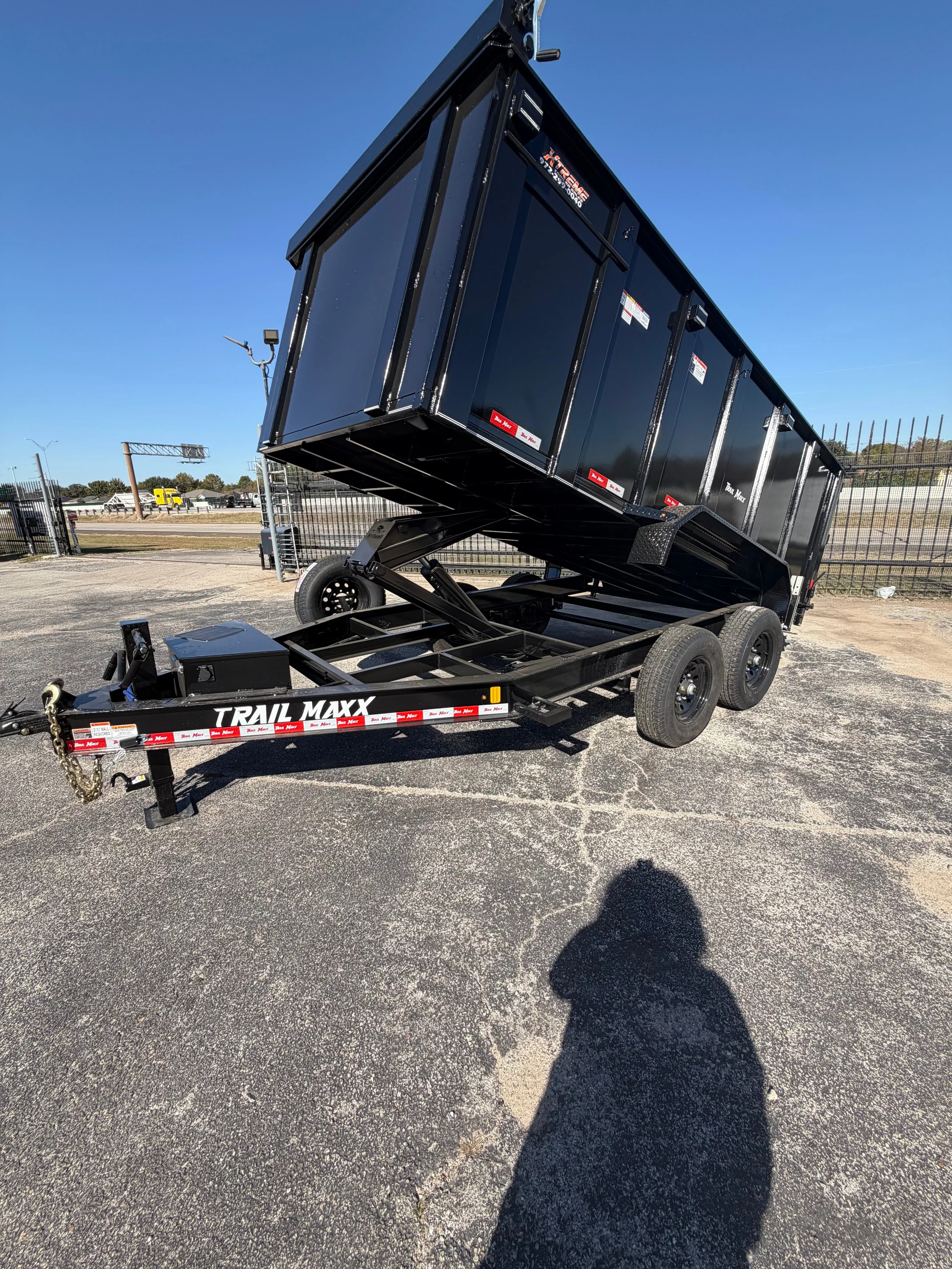 83X14 4 FT WALL BUMPER PULL DUMP TRAILER My Store