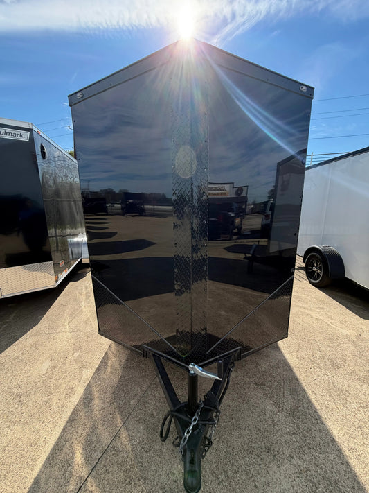 6X12 Blacked Out Single Axle Enclosed Trailer My Store