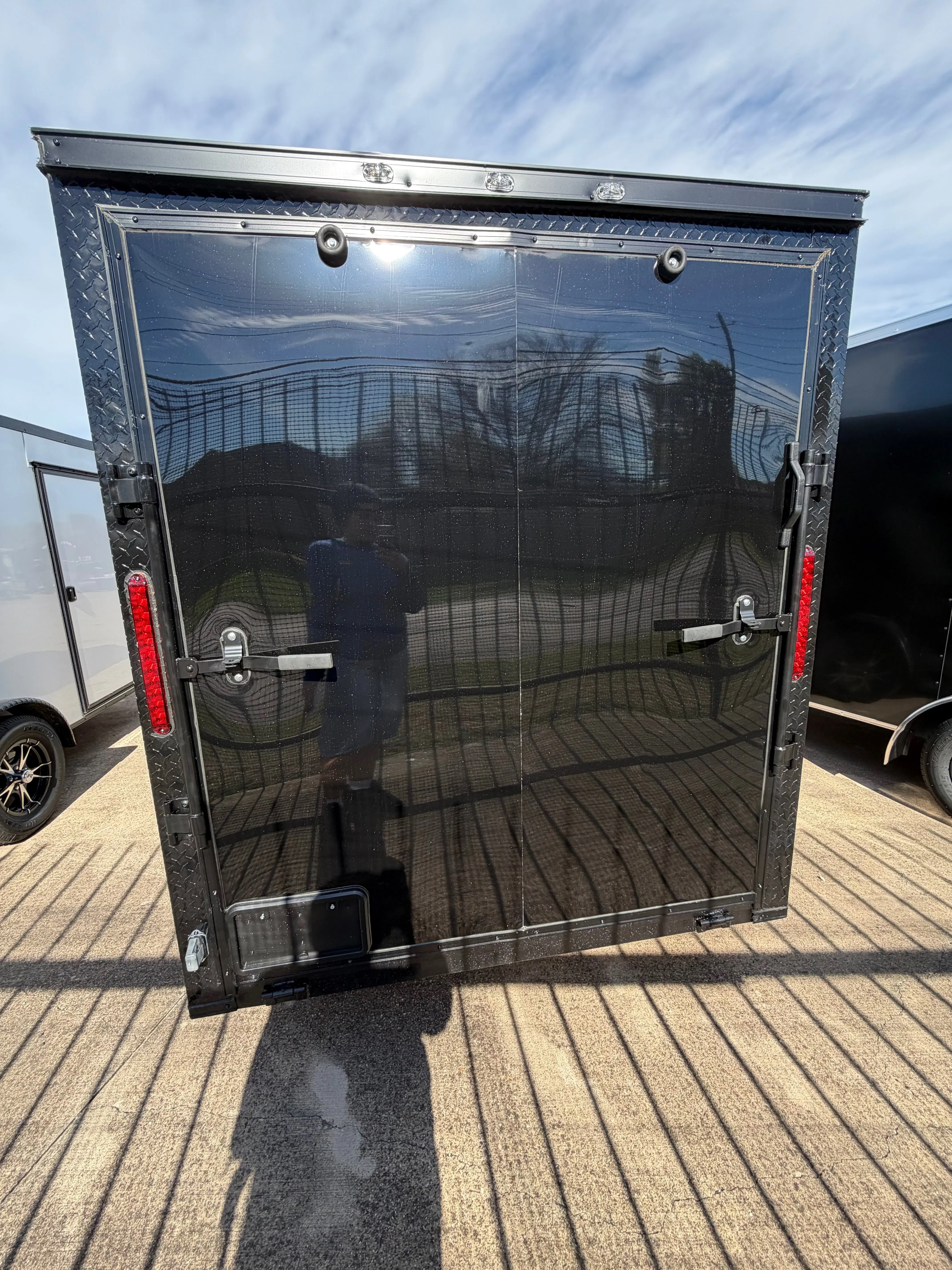 6X12 Blacked Out Single Axle Enclosed Trailer My Store