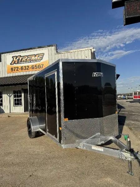 6X12 Black ALLAluminum Enclosed Trailer My Store