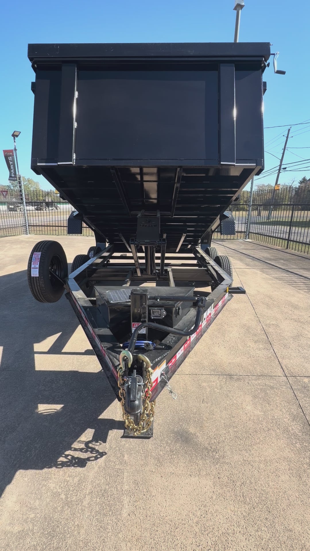 83X14X3 FT WALL DUMP TRAILER