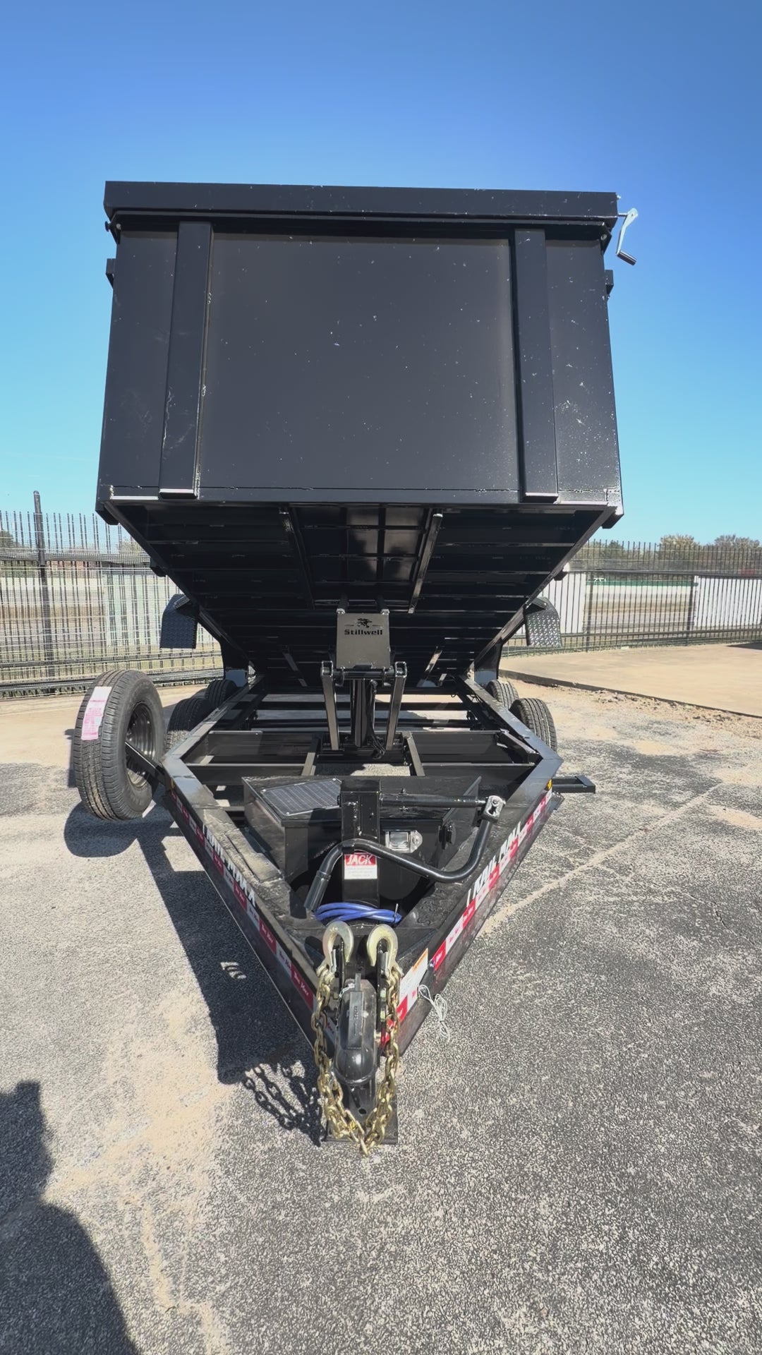 83X14 4 FT WALL BUMPER PULL DUMP TRAILER