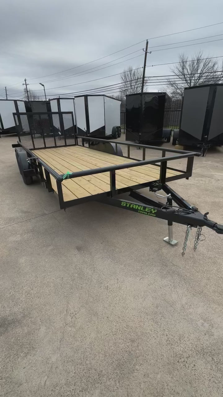 83X18 Equipment Trailer W/GATE