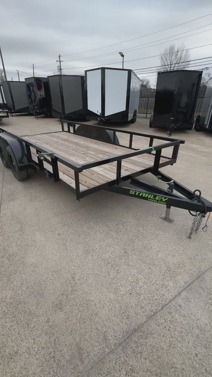 77X14 UTILITY TRAILER SQUARE TOP