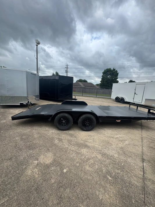 83X20 STEEL DECK CAR HAULER FRONT TIRE SPARE MOUNT My Store